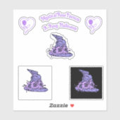 Stickers Halloween roses (Feuille)