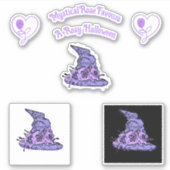 Stickers Halloween roses (Devant)
