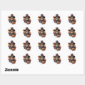 Stickers Halloween Skull (Feuille)