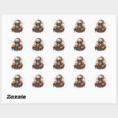 Stickers Halloween Skull (Feuille)
