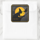 Stickers Halloween Sorcière Volant (Sac)