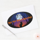 Stickers Halloween Sticker Éffrayant personnalisé (Enveloppe)