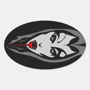 Stickers Halloween Stickers Vampire personnalisé