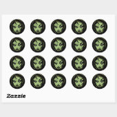 Stickers Halloween Stickers Zombie Personnalisé (Feuille)