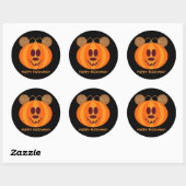 Stickers Halloween Teddy Bear Citrouille (Feuille)