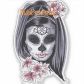 Stickers Halloween tour ou traiter (Devant)