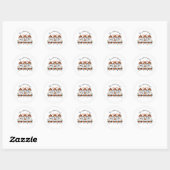Stickers Halloween trop mignons pour parler (Feuille)