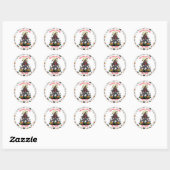 🐺 Stickers Halloween Werewolf & Étiquettes 🎃 💀 (Feuille)