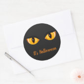 Stickers Halloween - Yeux de chat (Enveloppe)