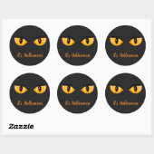 Stickers Halloween - Yeux de chat (Feuille)
