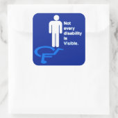 Stickers Handicap Invisible (Sac)