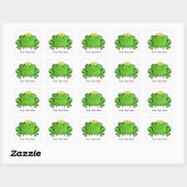 Stickers Happy Frog (personnalisée) (Feuille)