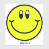 Stickers Happy Souriant Face Emoji (Feuille)