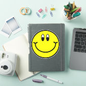 Stickers Happy Souriant Face Emoji (Couverture iPad)