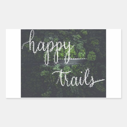 Stickers Happy Trails (Devant)