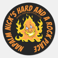 Stickers Hard et Rock Place