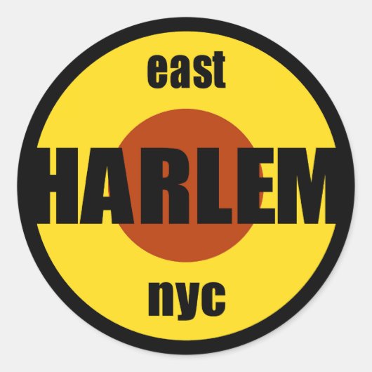 Stickers Harlem 3 pouces (Devant)