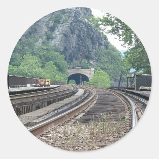 Stickers Harpers Ferry WV Railroad Traces (Devant)