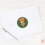 Stickers Hatter Mad BG vert (Enveloppe)