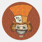Stickers Hatter Mad Orange BG (Devant)