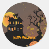 Stickers Haunted House Halloween (Devant)