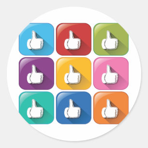 Stickers haut pouces