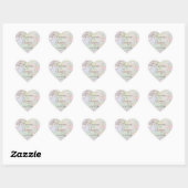 Stickers Heart Spring Rhapsody (Feuille)