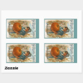 STICKERS Heirloom Antique Citrouille Graines de pr (Feuille)