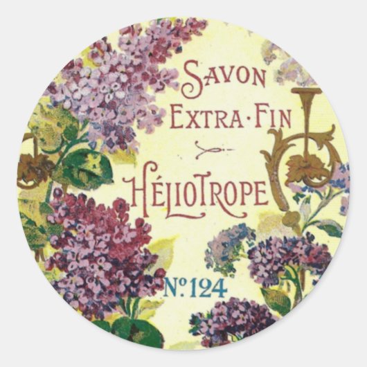 Stickers Heliotrope Savon (Devant)
