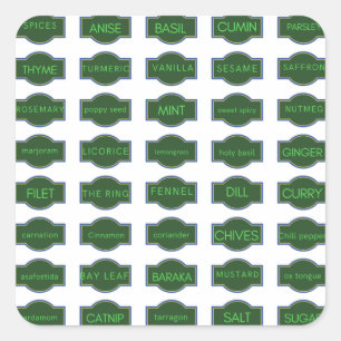 Stickers Herbes et épices