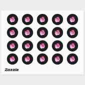 Stickers Hibiscus rose (Feuille)