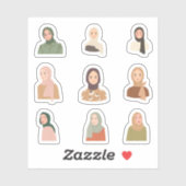 Stickers Hijab (Feuille)