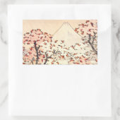 Stickers Hokusai Mount Fuji Cerry Blossoms (Sac)