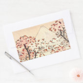 Stickers Hokusai Mount Fuji Cerry Blossoms (Enveloppe)