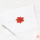 Stickers Holiday Poinsettia (Enveloppe)