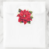 Stickers Holiday Poinsettia (Sac)