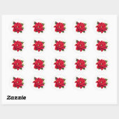 Stickers Holiday Poinsettia (Feuille)