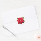 Stickers Holiday Poinsettia (Enveloppe)