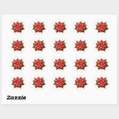 Stickers Holiday Poinsettia (Feuille)