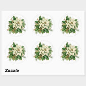 Stickers Holiday Poinsettia (Feuille)