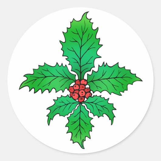 Stickers Holly Fleur de lis (Devant)