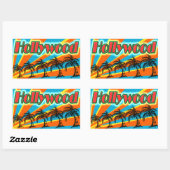 Stickers Hollywood 5 Palmiers (Feuille)