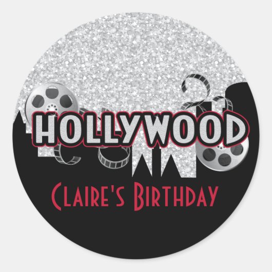 Stickers Hollywood Party (Devant)