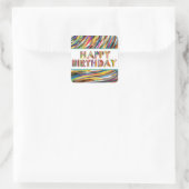 Stickers Hologramme Joyeux Anniversaire (Sac)