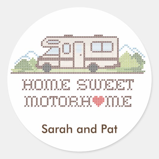 Stickers - Home Sweet Motor Home (Devant)