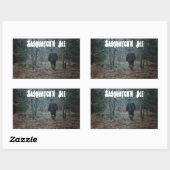 STICKERS Homebrew Beer Homebrew Sasquatch'n Fun (Feuille)