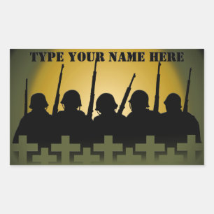 Stickers Hommage Soldat De Peur D'Oublier Les Stic