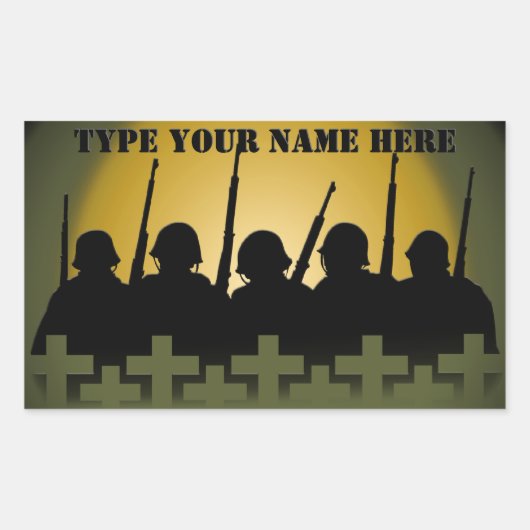 Stickers Hommage Soldat De Peur D'Oublier Les Stic (Devant)