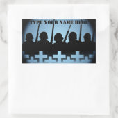 Stickers Hommage Soldat De Peur D'Oublier Les Stic (Sac)