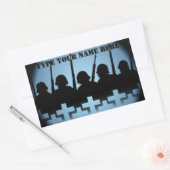 Stickers Hommage Soldat De Peur D'Oublier Les Stic (Enveloppe)